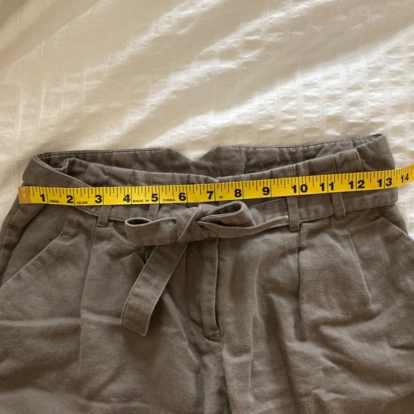 RW&CO, Paper Bag Shorts, Linen Blend, Belted, 00 - Picture 3 of 6